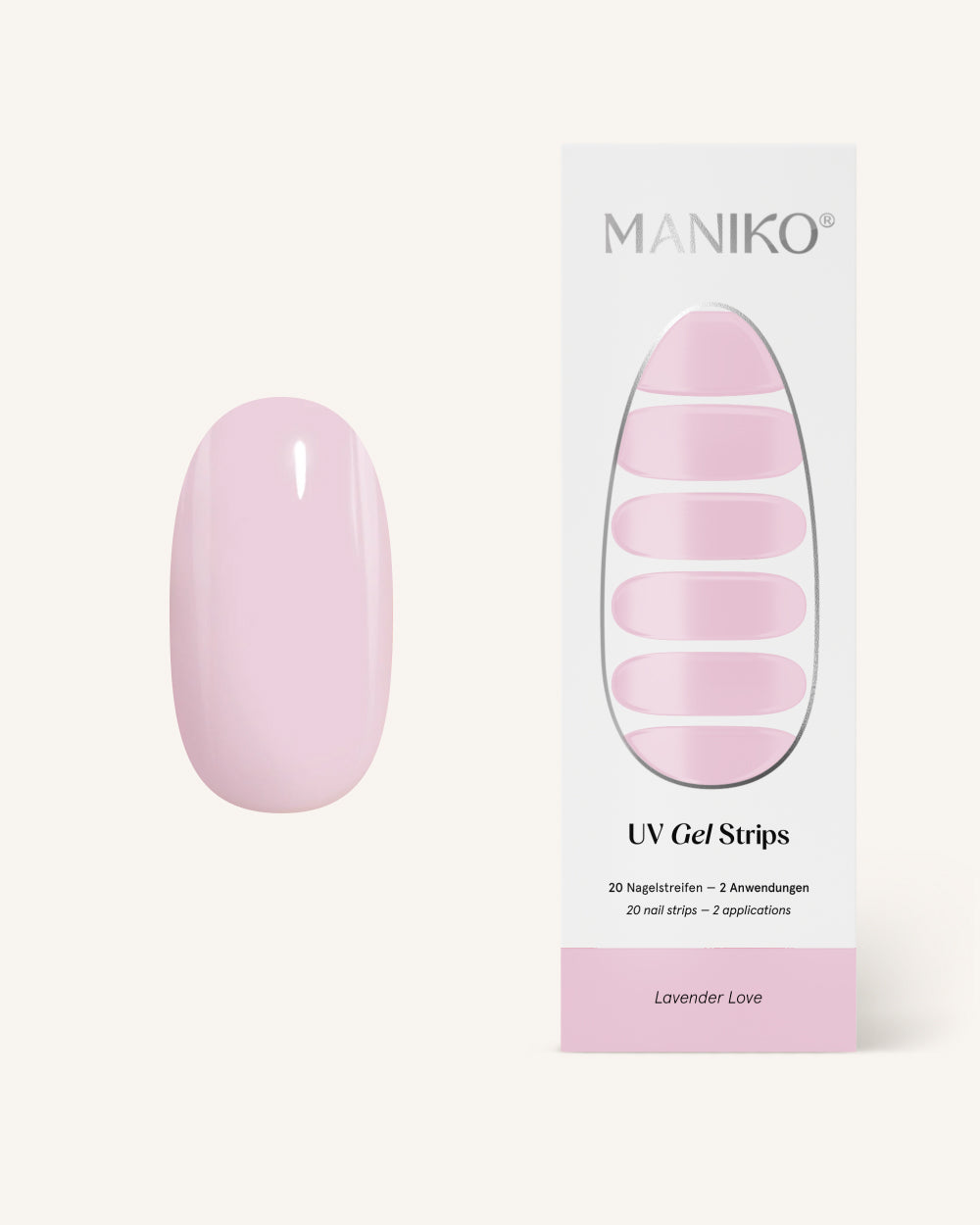 maniko-lavender-love-uv-uv-gel-strips image 1