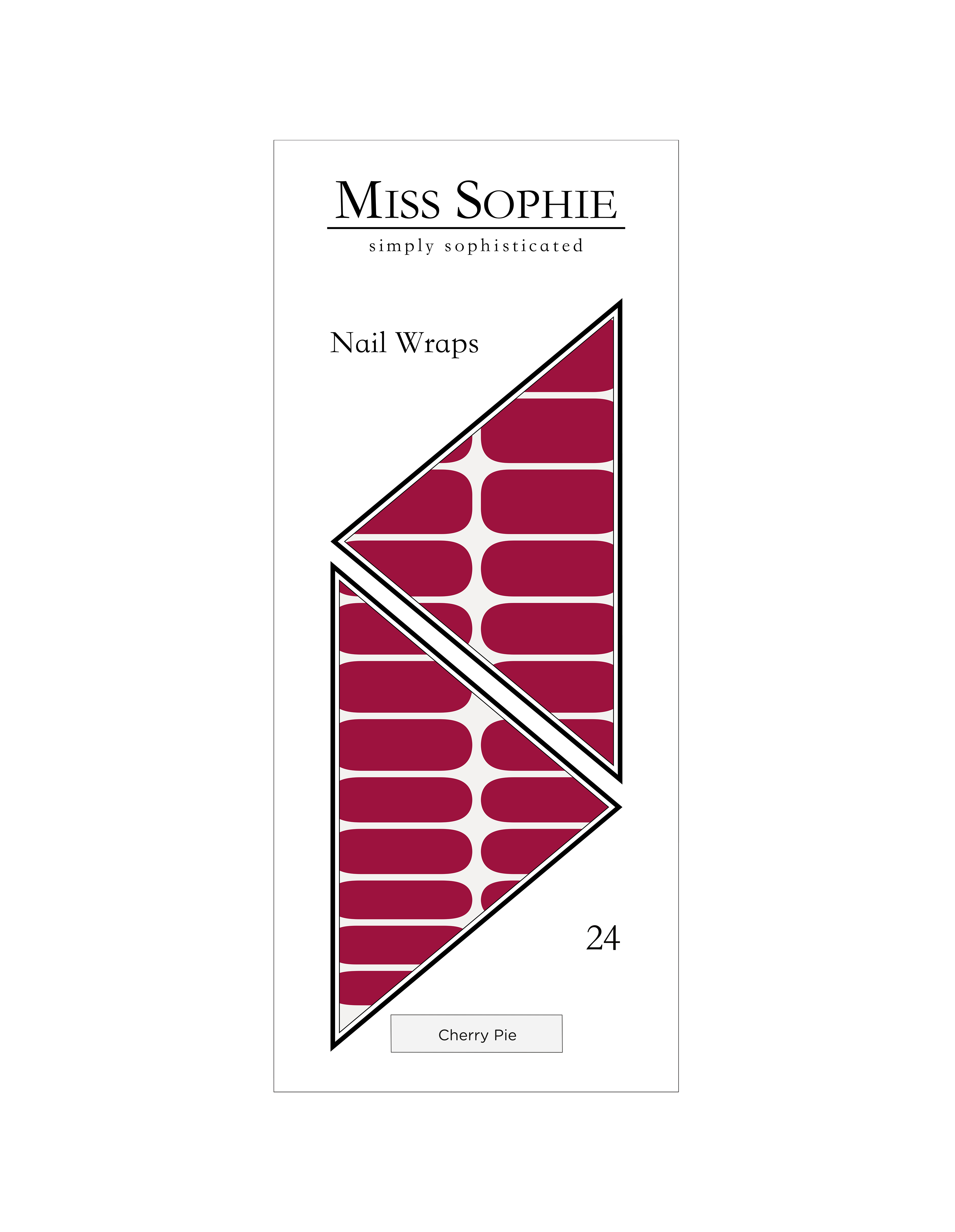 miss-sophie-cherry-pie-nagelfolien-kirschrot-solid image 5