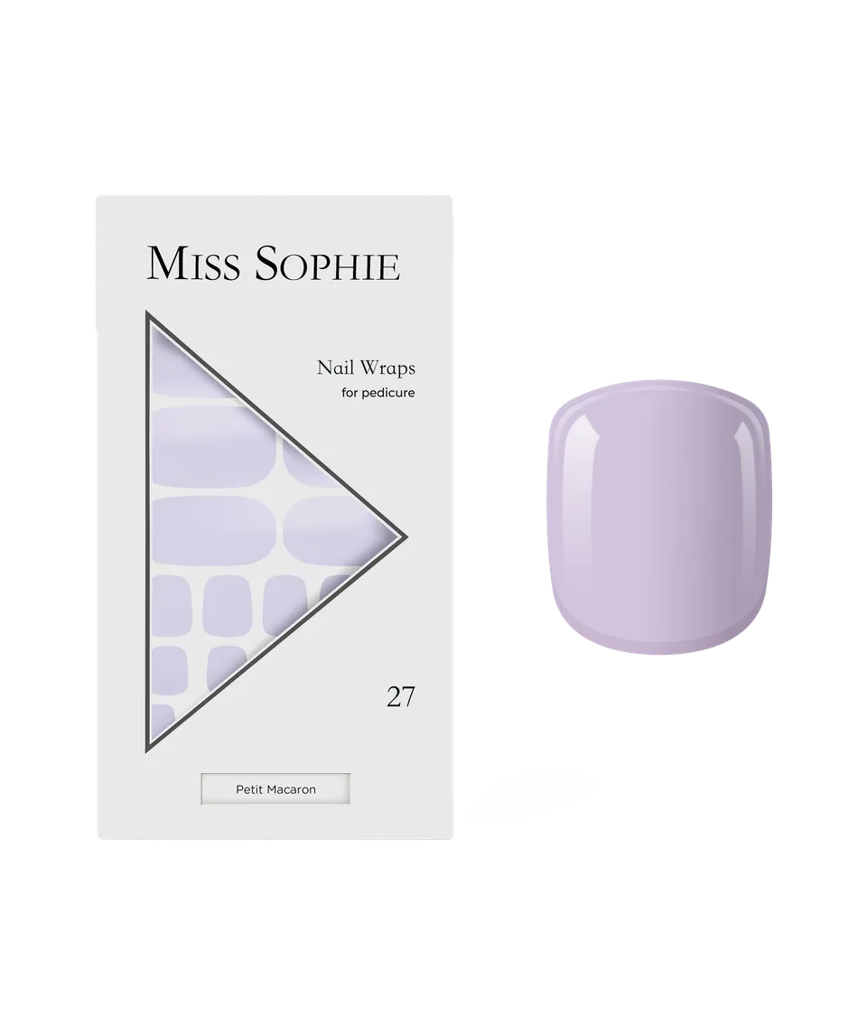 miss-sophie-petit-macaron-pedicure-nail-wraps-flieder image 1
