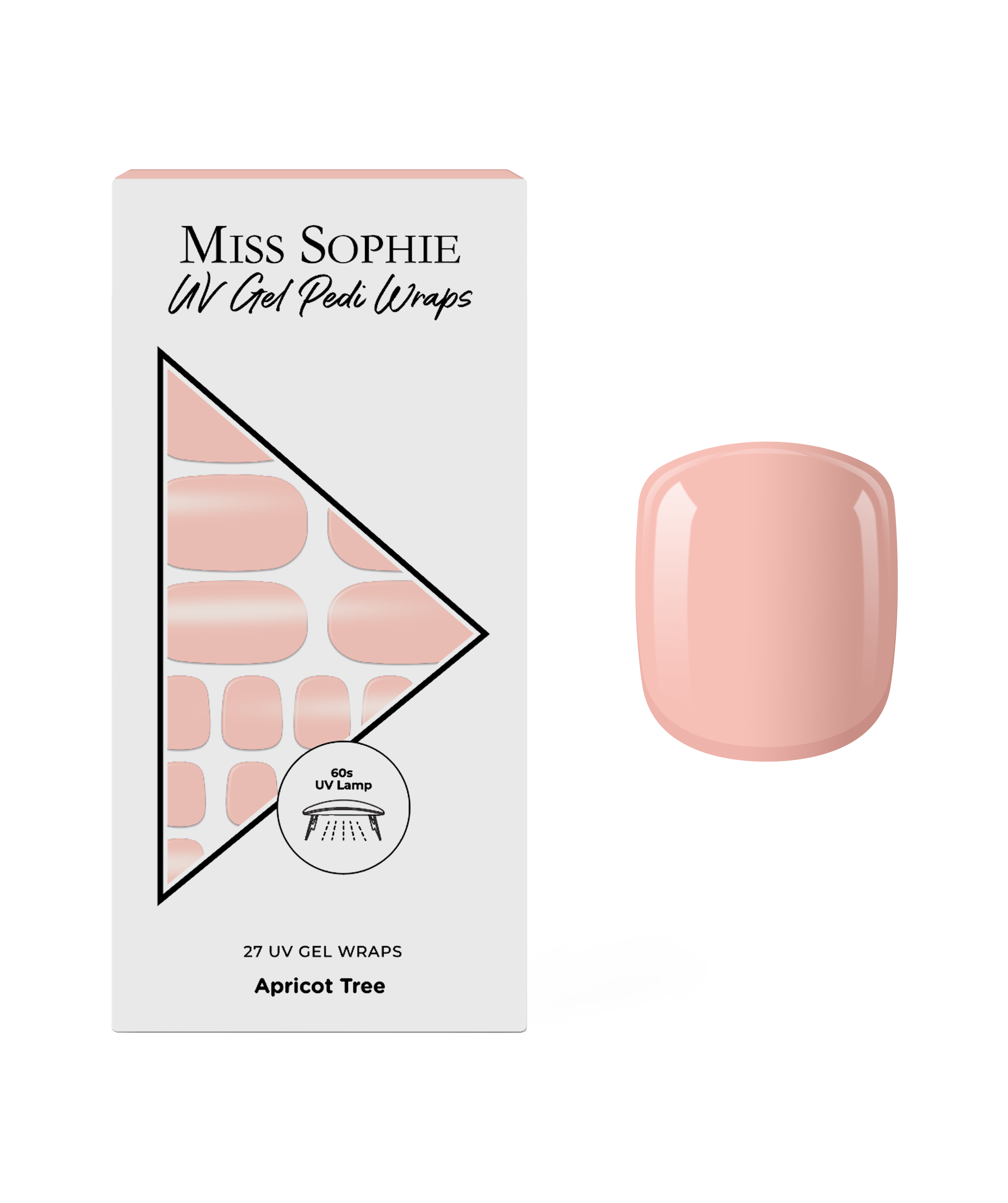miss-sophie-apricot-tree-uv-pedicure-uv-gel-wraps image 1