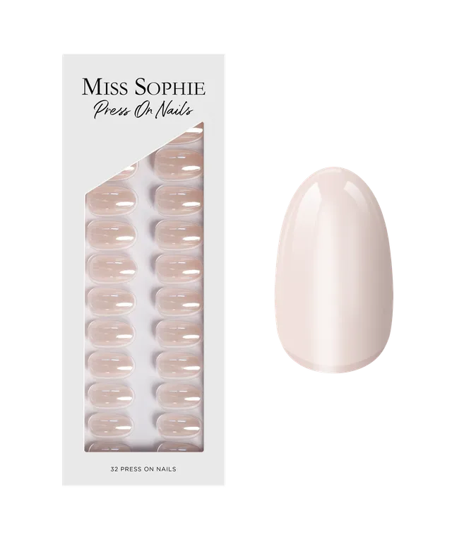 miss-sophie-glazed-donut-press-on-nails-short-round image 1