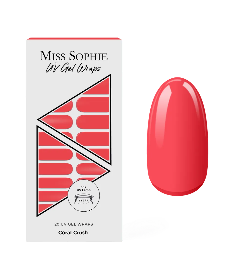 miss-sophie-coral-crush-uv-gel-wraps image 1