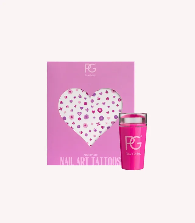 pink-gellac-nail-art-tattoos-signature-set image 1