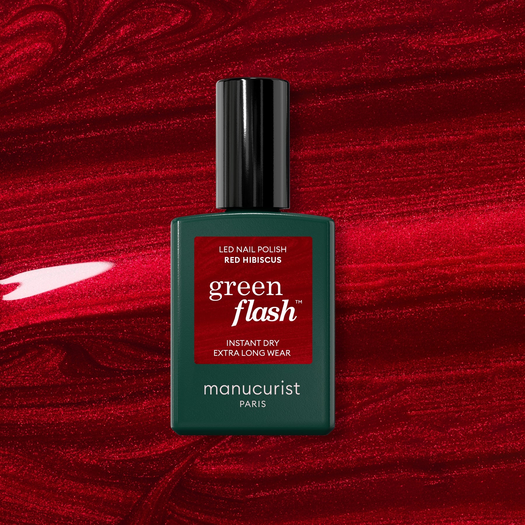 manucurist-red-hibiscus-green-flash-gel-nagellack-irisierendes-rot image 1