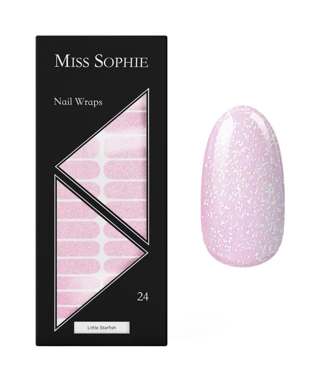 miss-sophie-little-starfish-nagelfolien-rosa-glitzer image 1