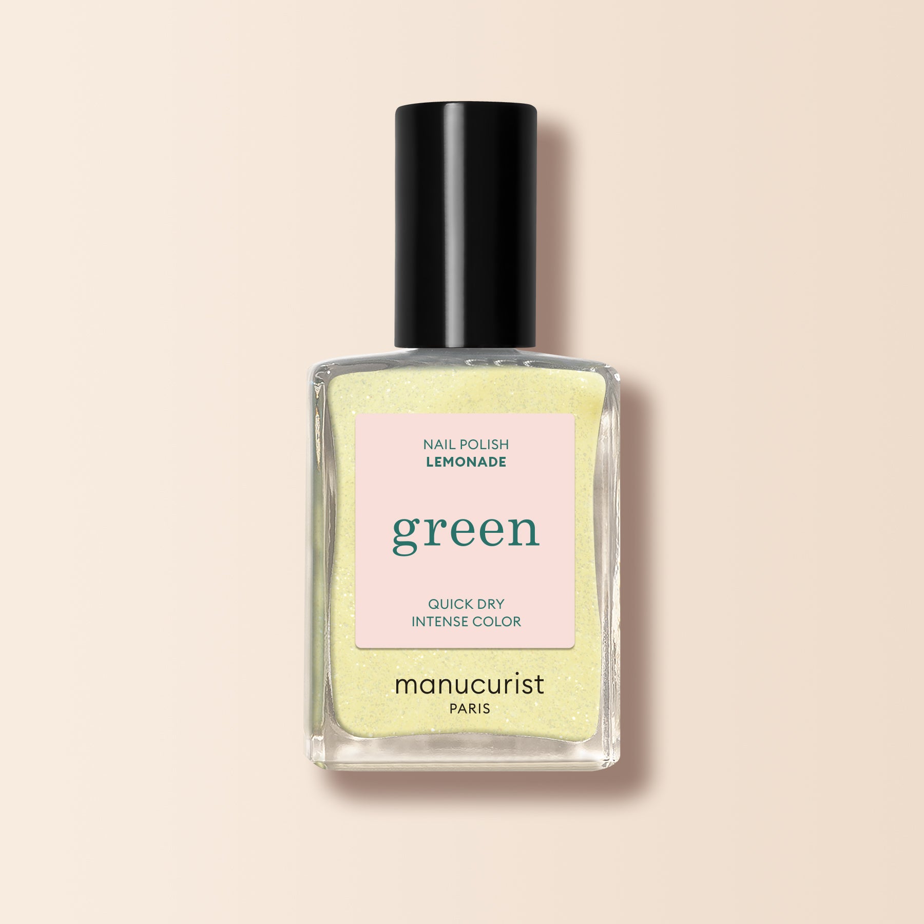 manucurist-green-lemonade-nagellack-blassgelb-glitzer image 1