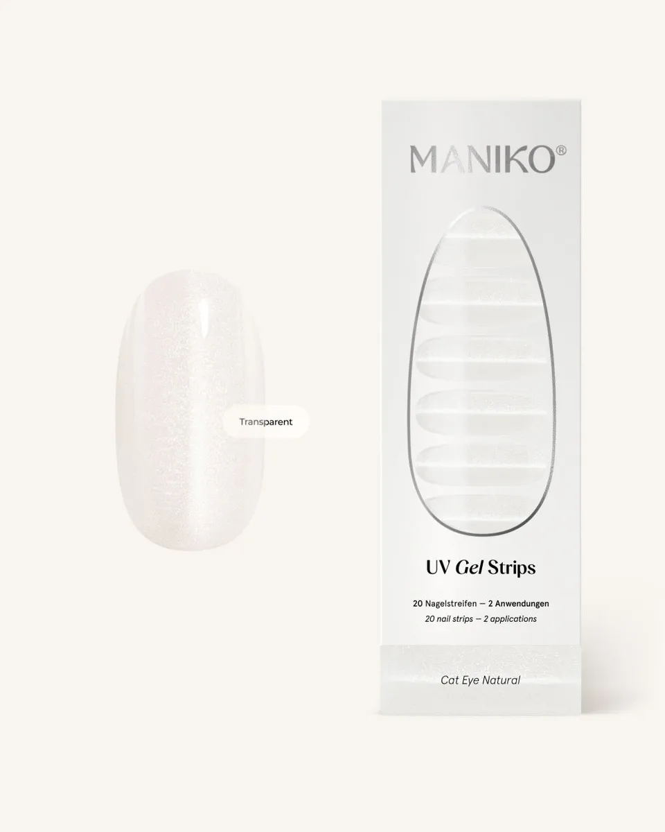 maniko-cat-eye-natural-uv-gel-strips image 1