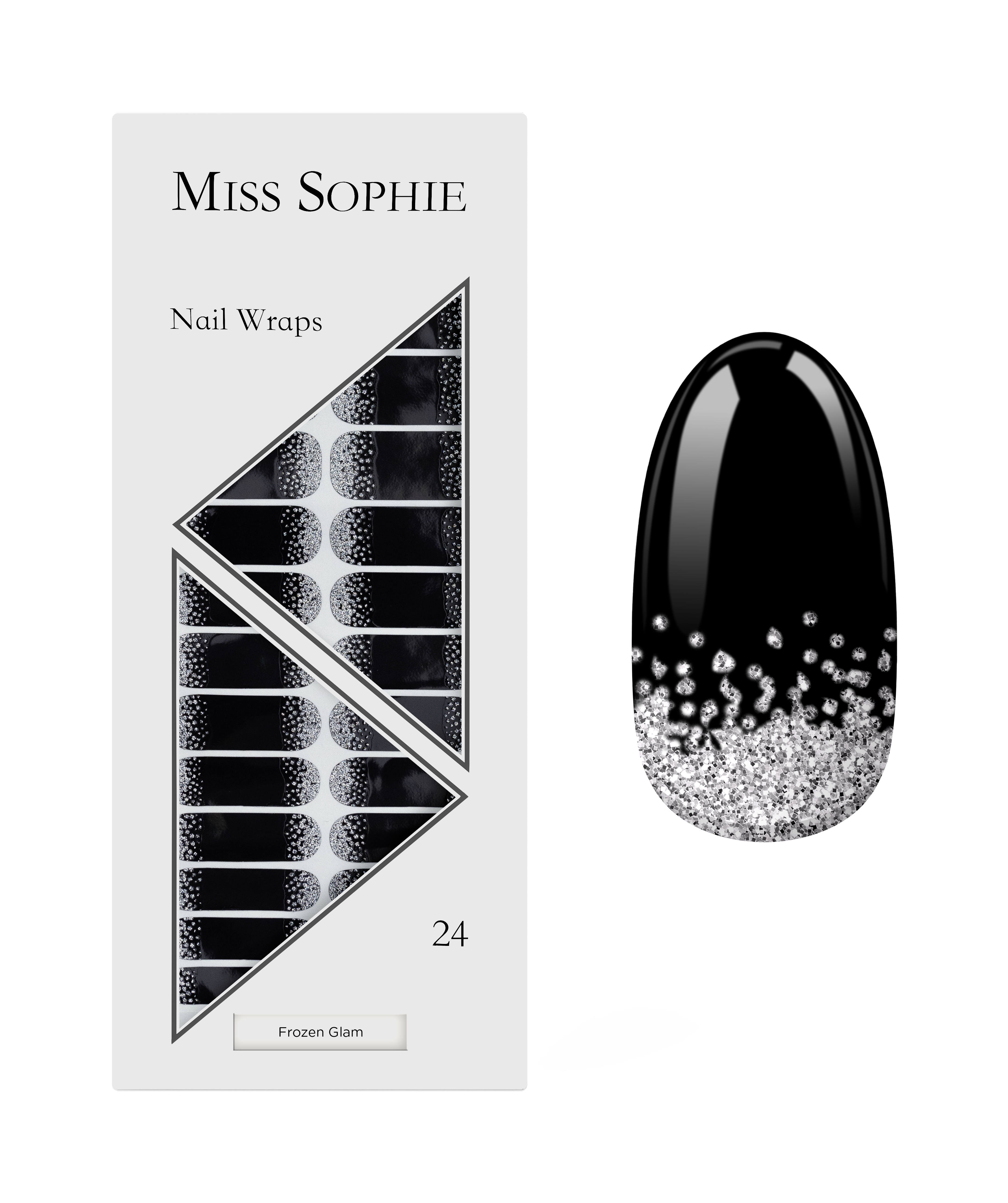 miss-sophie-frozen-glam-nail-wraps-eis-glitzer image 1