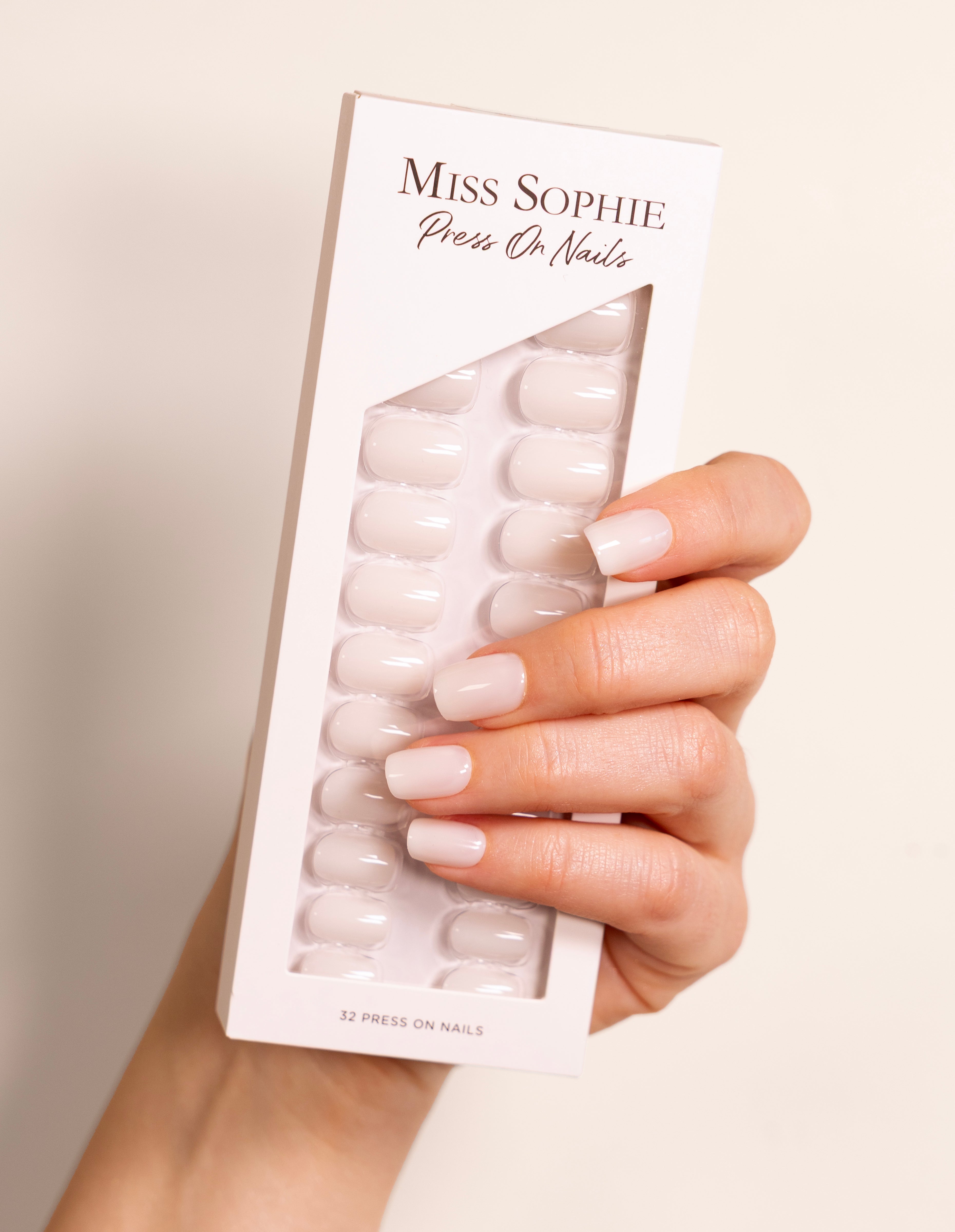 miss-sophie-milky-white-press-on-nails-short-square image 3