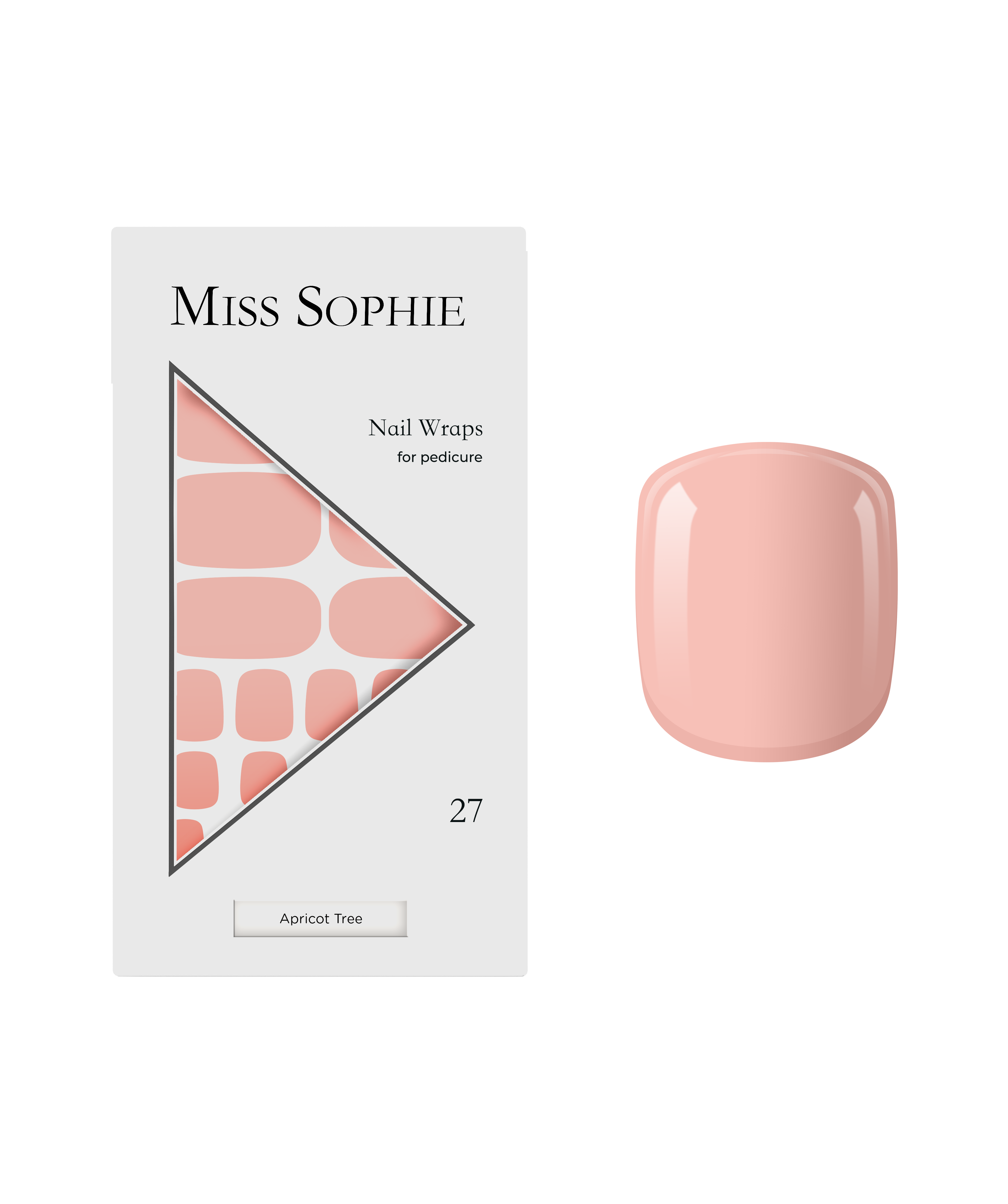 miss-sophie-apricot-tree-pedicure-nagelfolien-f-r-zehenn-gel image 1