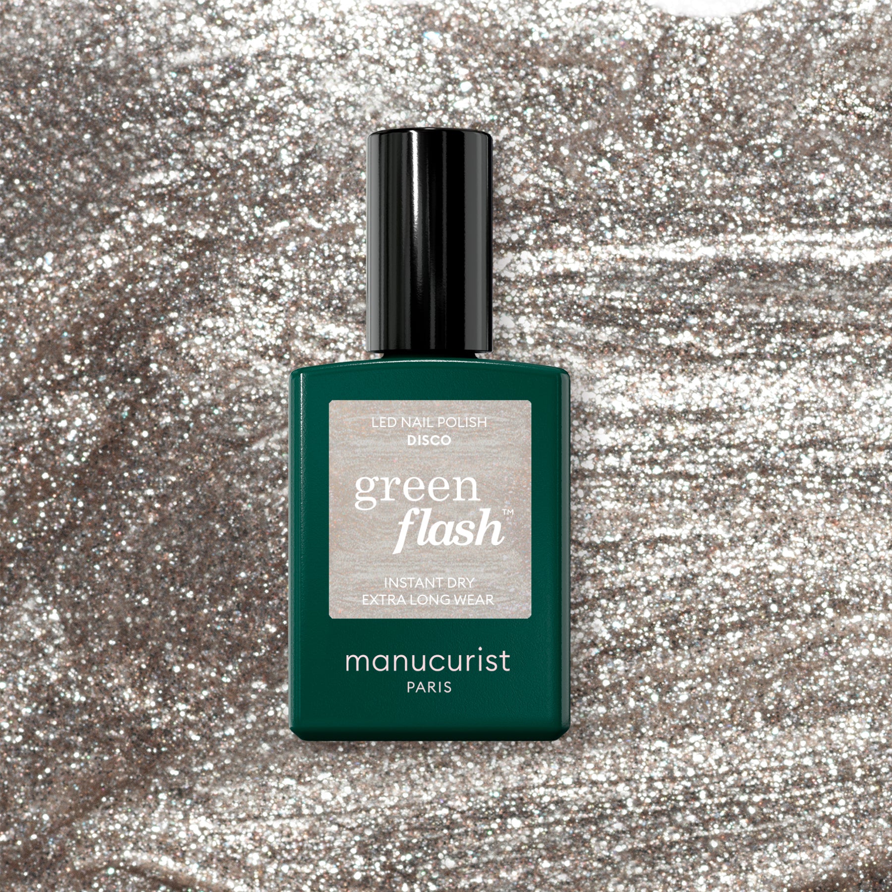 manucurist-green-flash-disco-gel-nagellack-silber-glitzer image 1