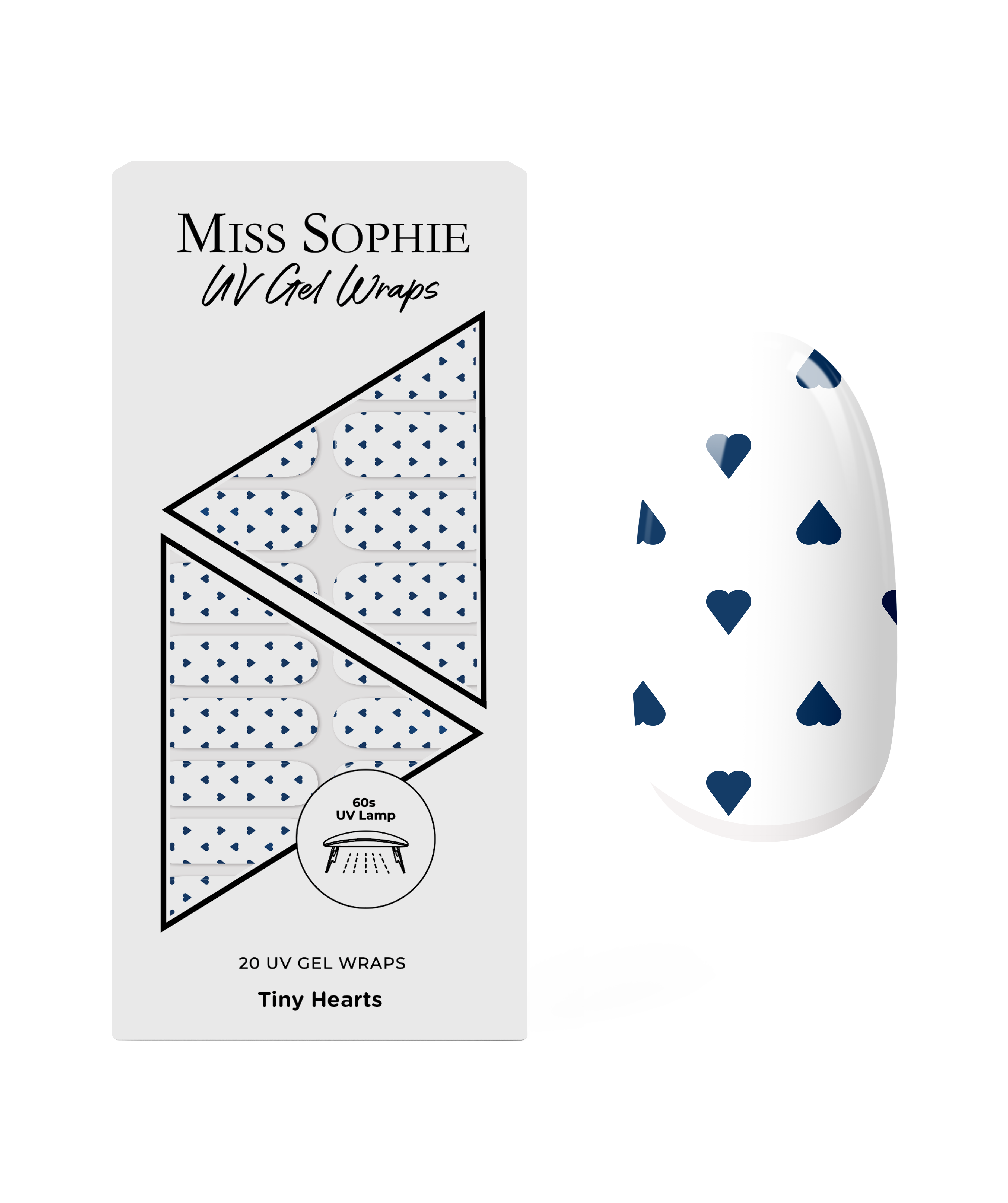 miss-sophie-tiny-hearts-uv-gel-nagelfolien-navy-herzen-wei image 1