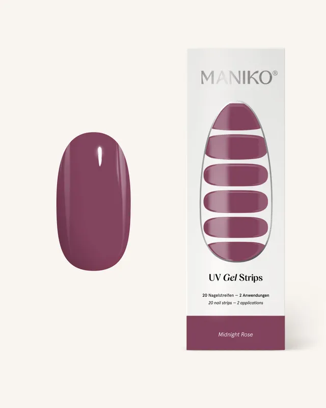 maniko-midnight-rose-uv-gel-strips image 1