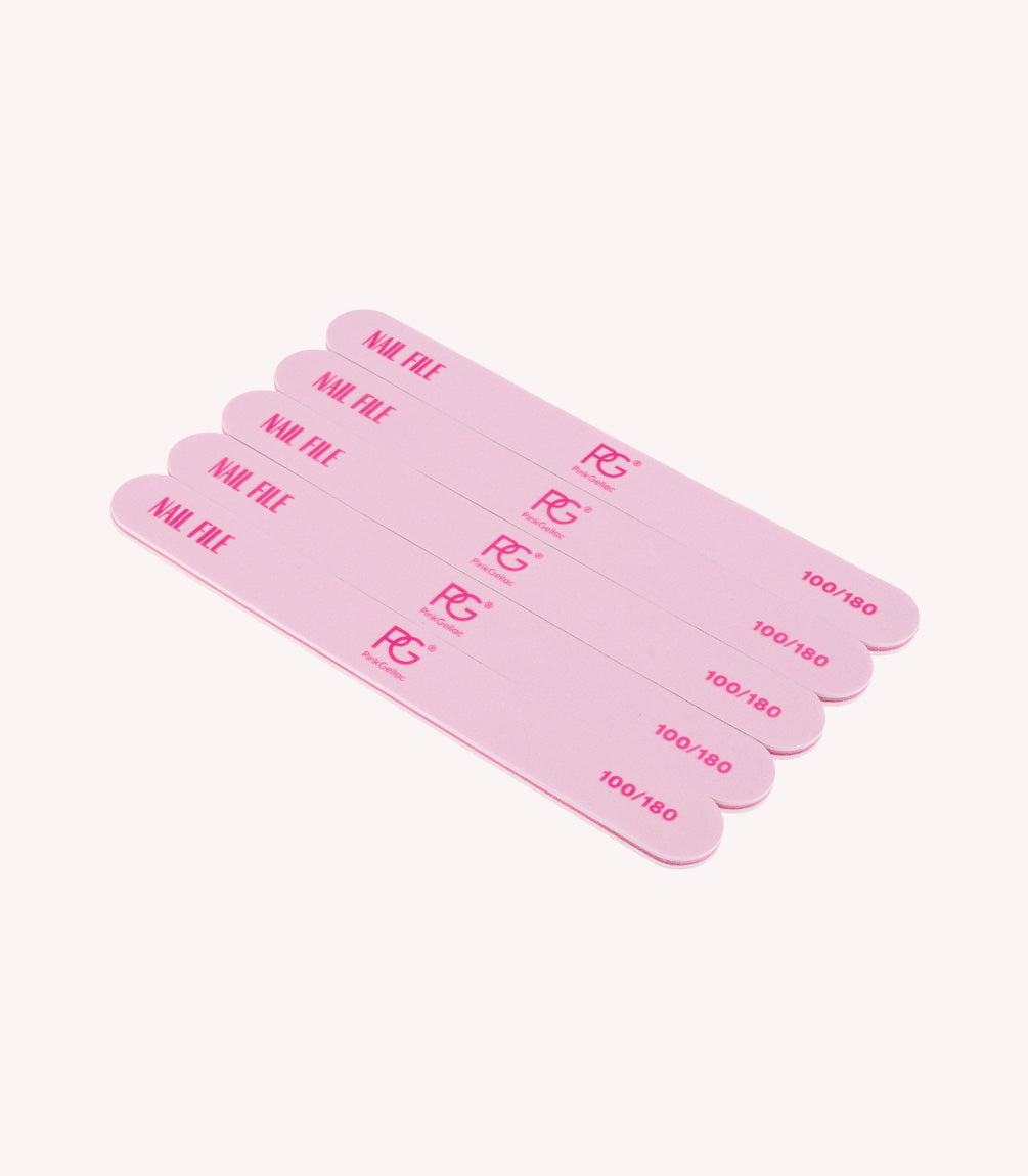 pink-gellac-nagelfeile-100-180-gerade-5-st-ck image 1