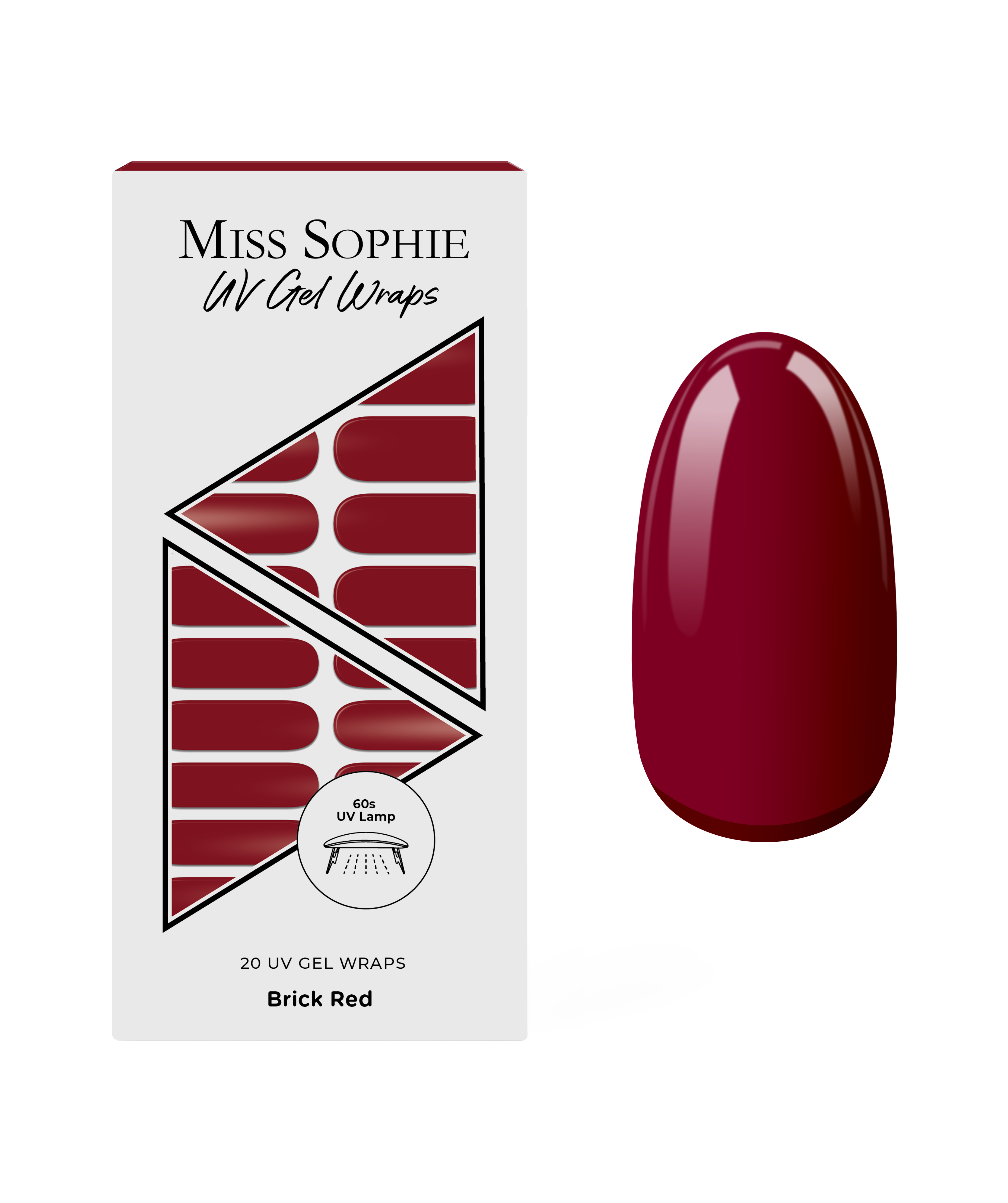 miss-sophie-brick-red-uv-gel-nagelfolien-ziegelrot image 1