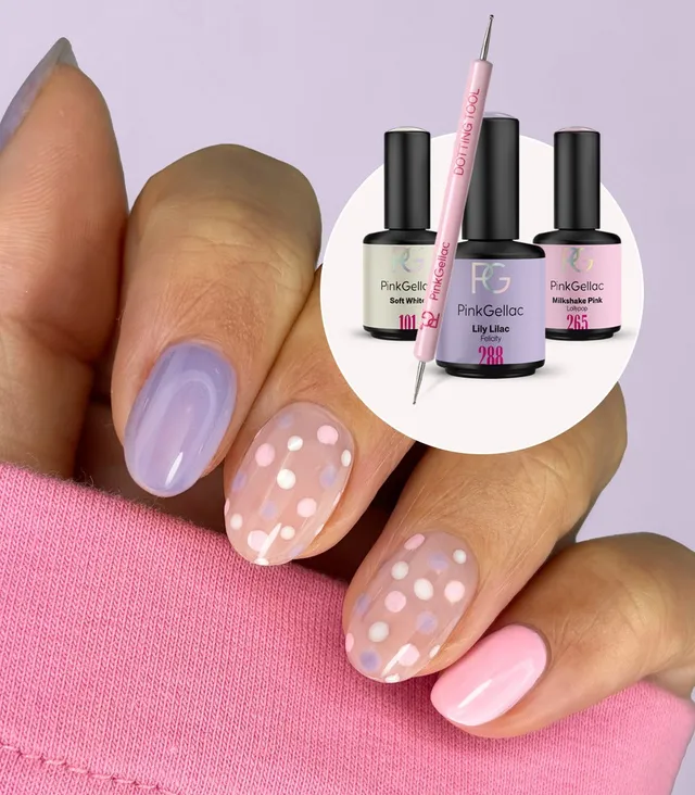 pink-gellac-spring-ready-set-gellack-set-245-milkshake-pink-288-lily-lilac-101-s image 1