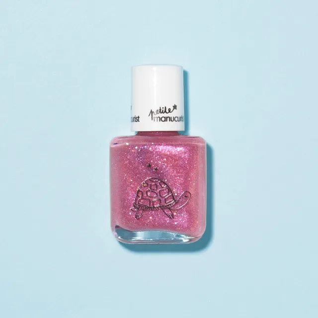 manucurist-betty-die-schildkr-te-kinder-nagellack-himbeerosa-glitzer image 1