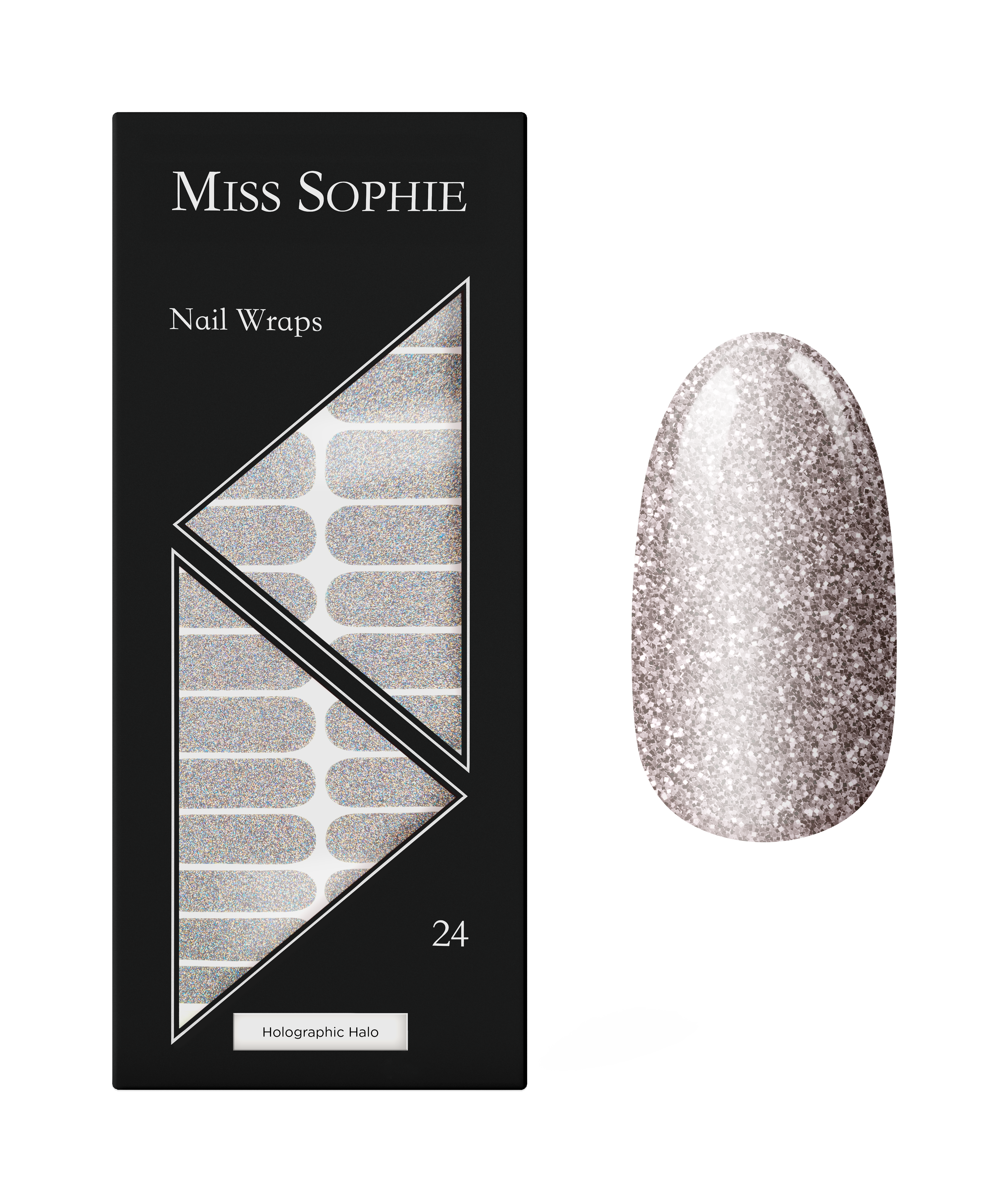 miss-sophie-holographic-halo-nail-wraps image 1