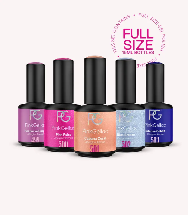 pink-gellac-afterglow-avenue-full-size-set-5x15-ml image 1