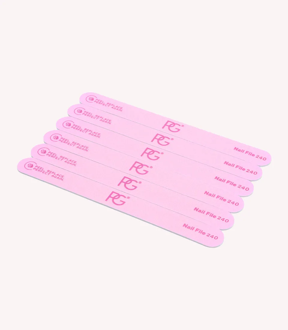pink-gellac-refills-f-r-wiederverwendbare-nagelfeile-240-grit-6-feilenstreifen image 1