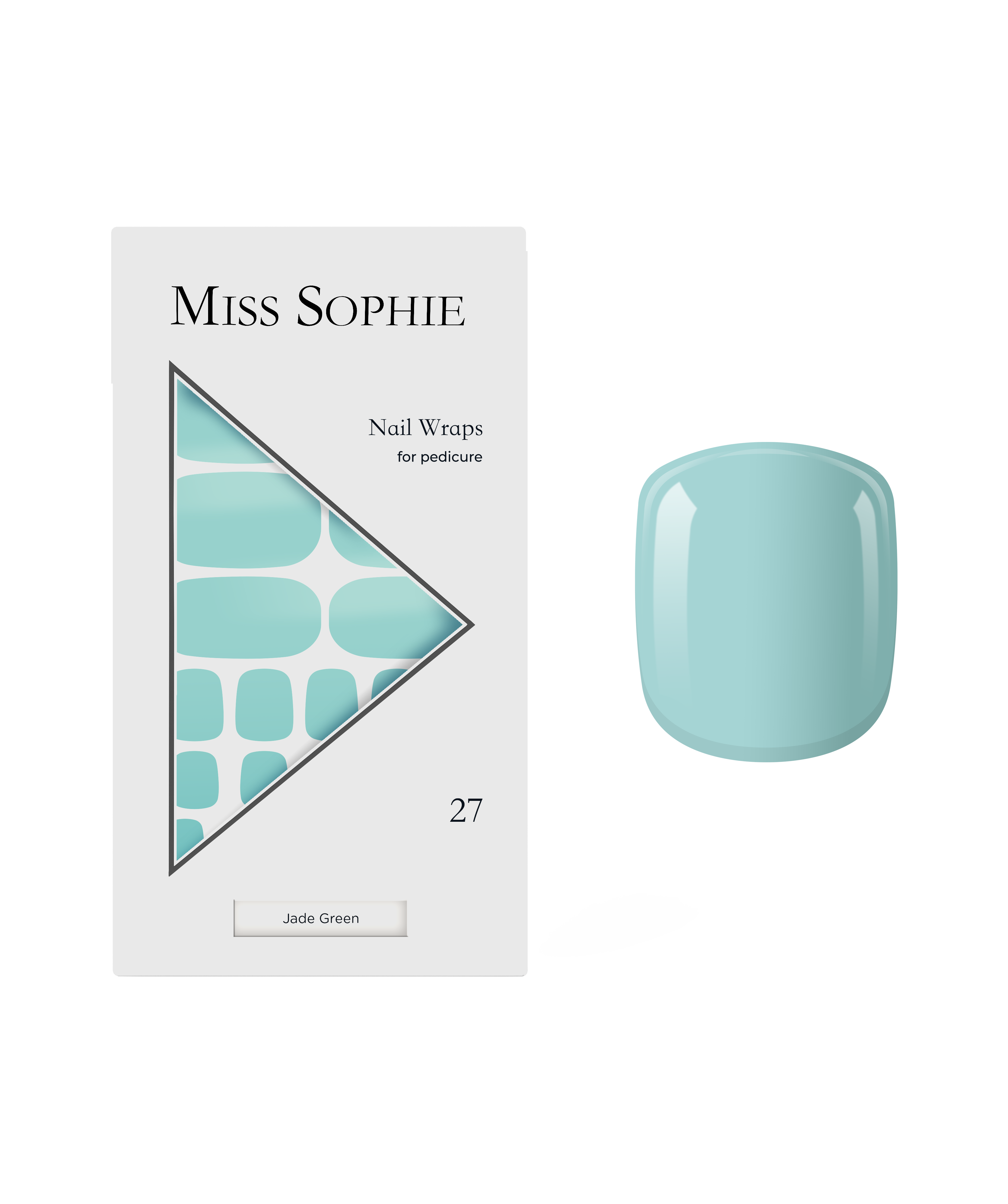 miss-sophie-jade-green-pedicure-nagelfolie-nail-wraps-f-r-f-e image 1