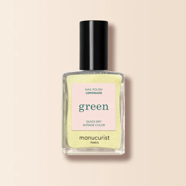 manucurist-green-lemonade-nagellack-blassgelb-glitzer image 1