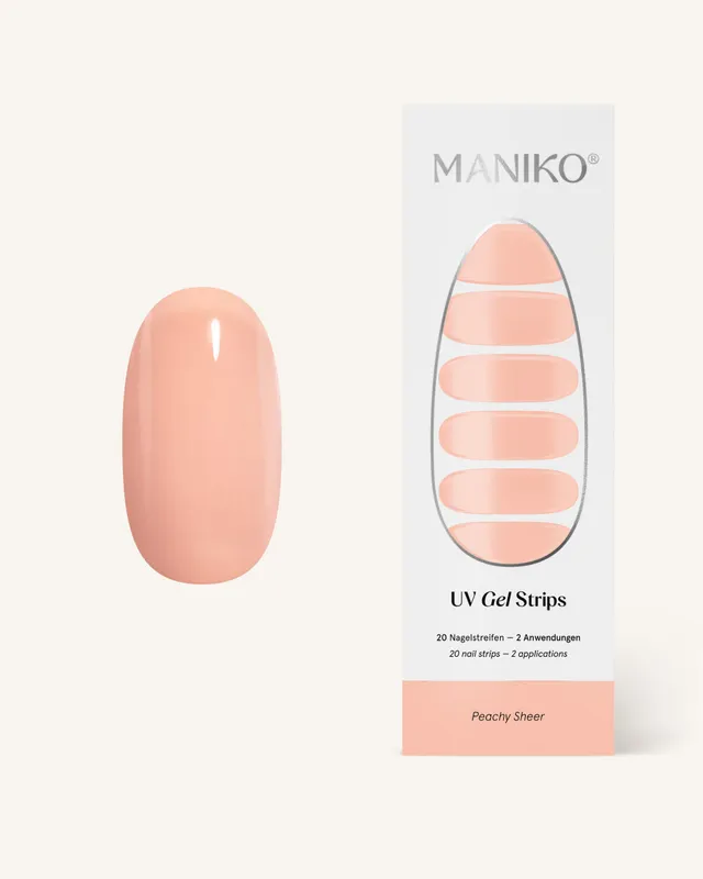 maniko-peachy-sheer-uv-gel-strips-manik-re image 1