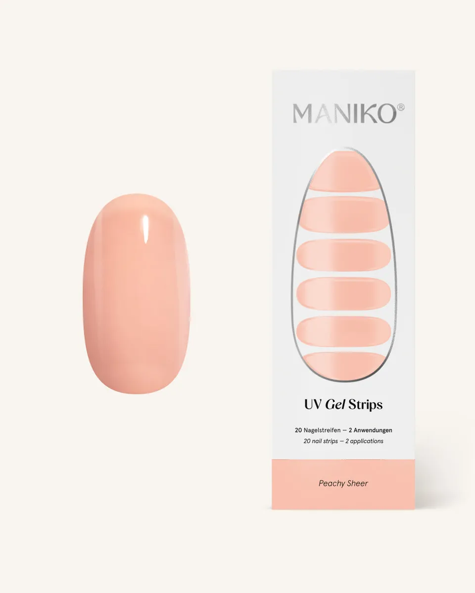 maniko-peachy-sheer-uv-gel-strips-manik-re image 1