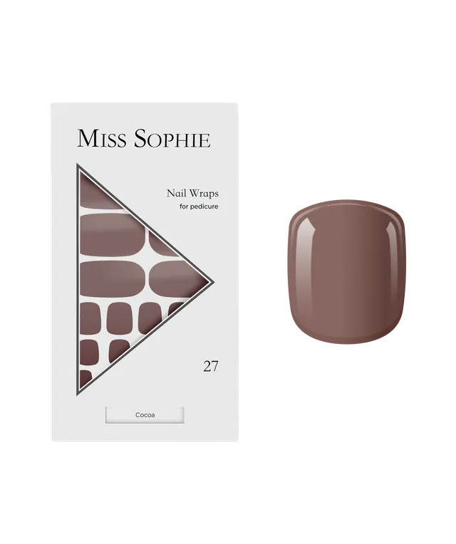 miss-sophie-cocoa-pedicure-nagelfolien-f-r-fu-n-gel-braun image 1