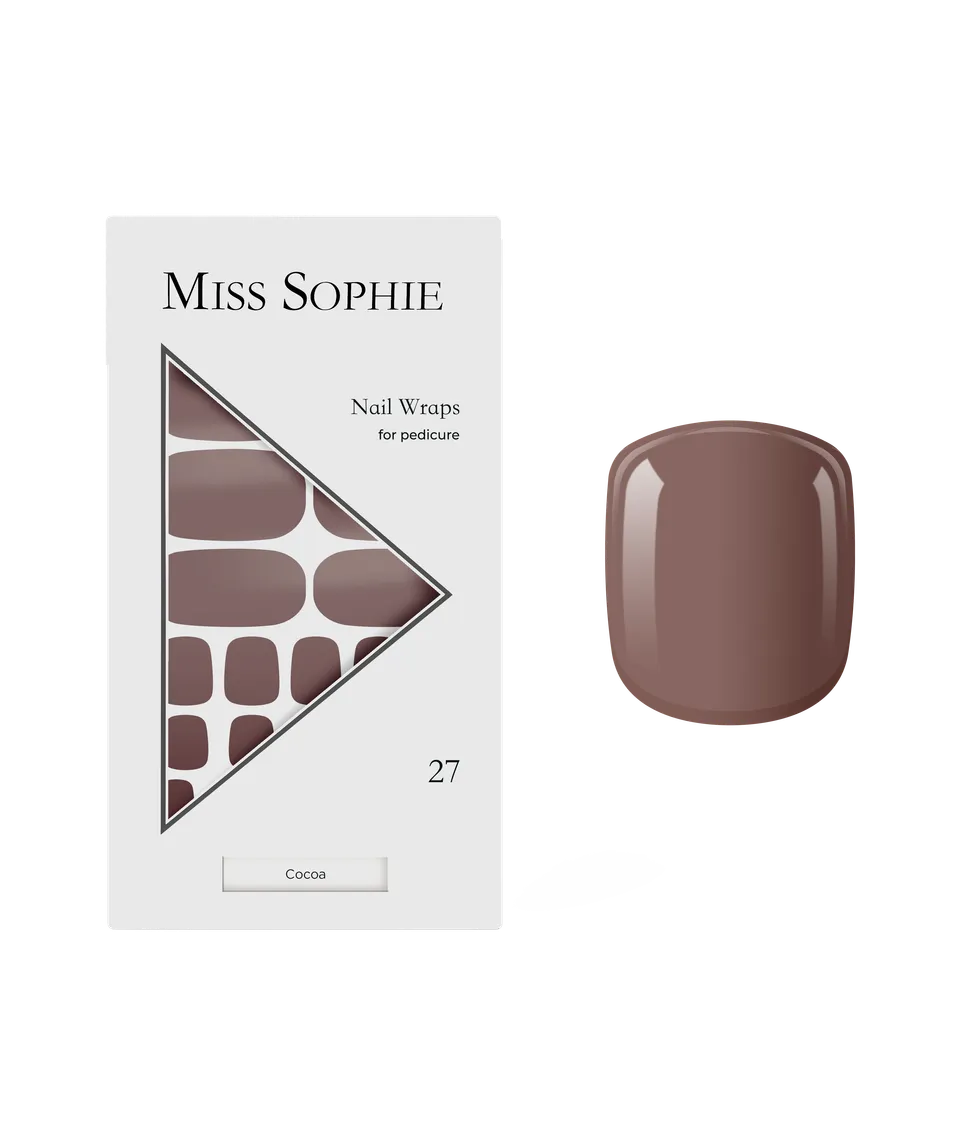 miss-sophie-cocoa-pedicure-nagelfolien-f-r-fu-n-gel-braun image 1