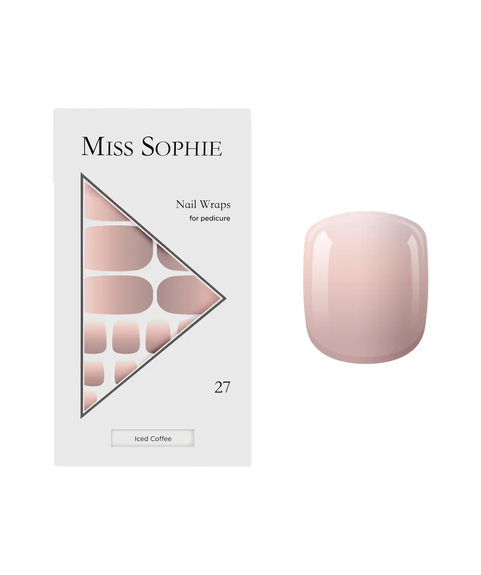 miss-sophie-iced-coffee-pedicure-nagelfolien-ros-ombr image 1