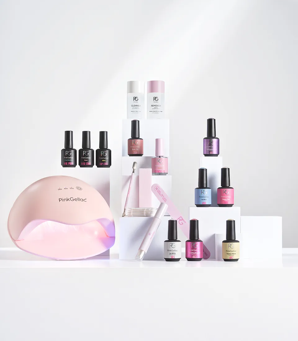 pink-gellac-at-home-nail-studio-starter-kit-6-farben image 1