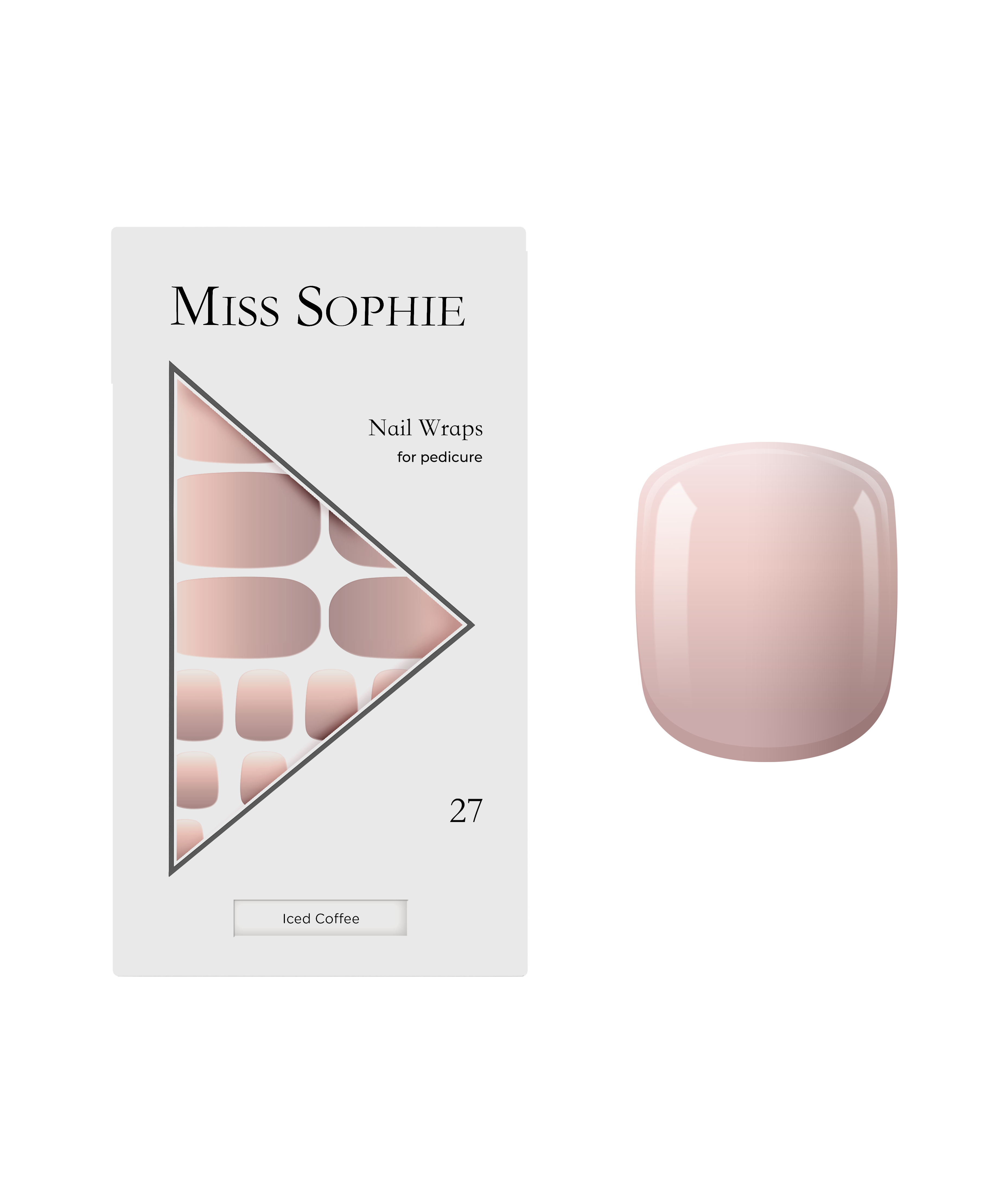 miss-sophie-iced-coffee-pedicure-nagelfolien-ros-ombr image 1