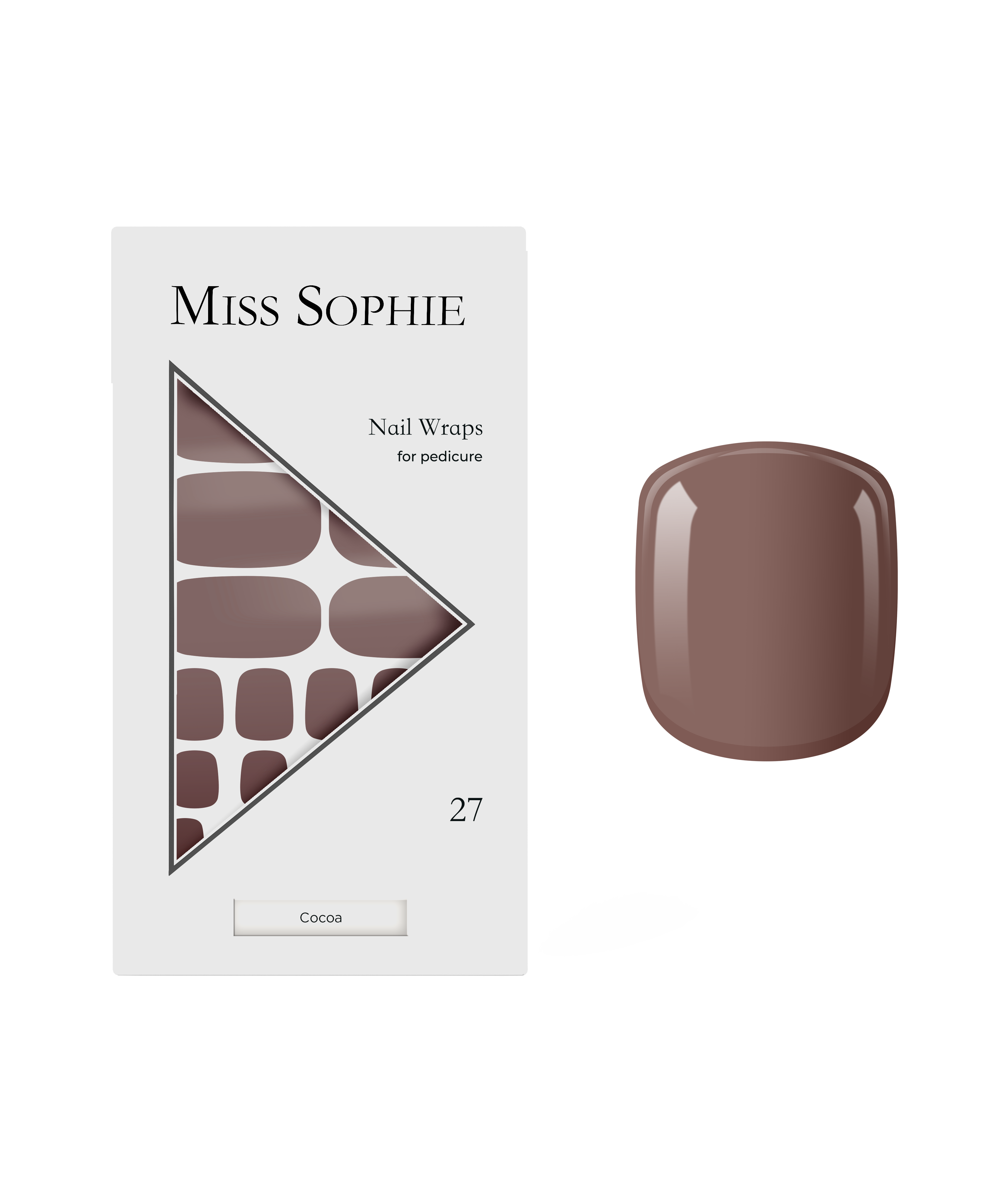miss-sophie-cocoa-pedicure-nagelfolien-f-r-fu-n-gel-braun image 1