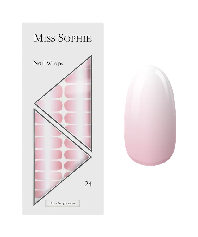 miss-sophie-rose-babyboomer-nail-wraps image 1
