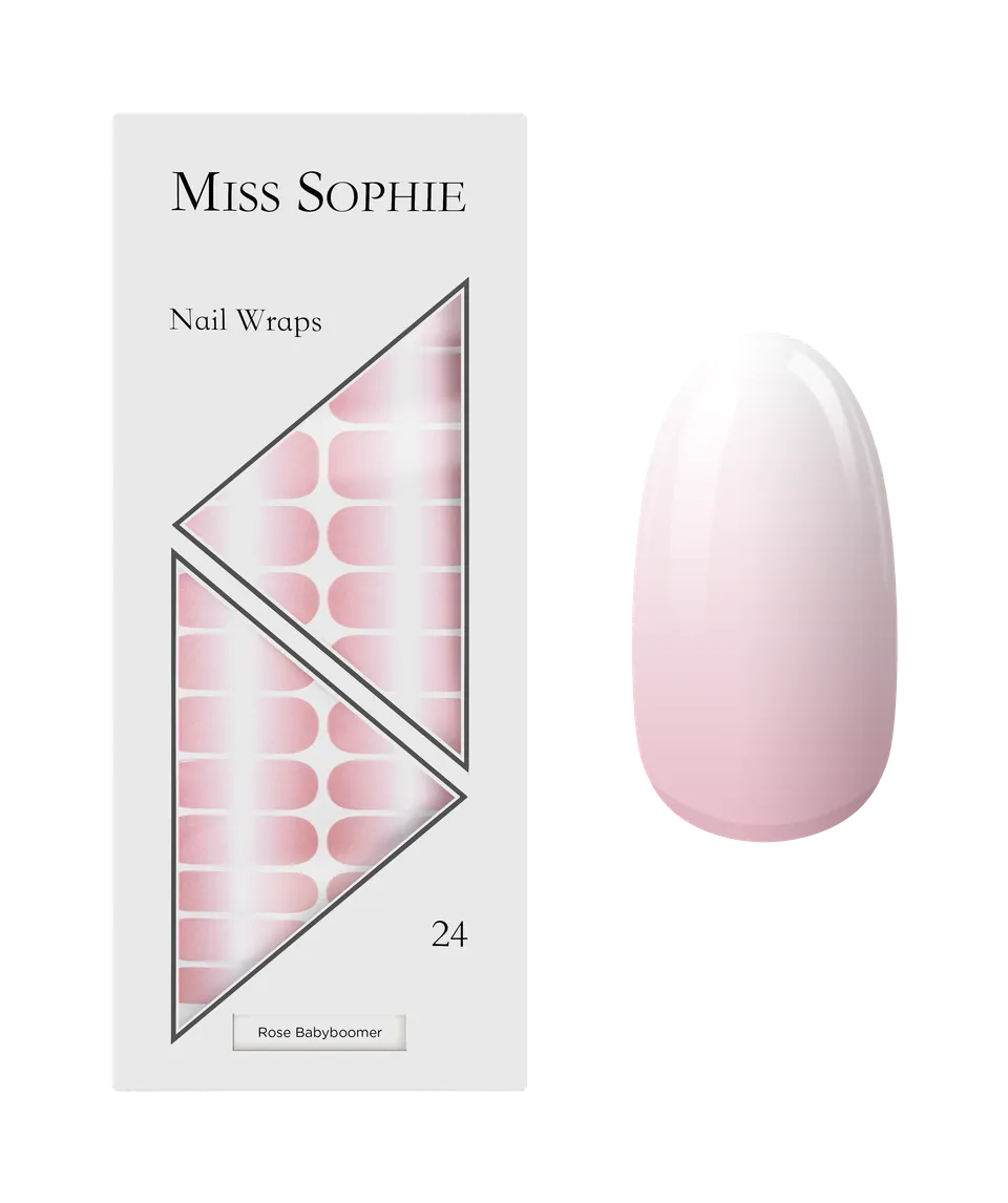miss-sophie-rose-babyboomer-nail-wraps image 1