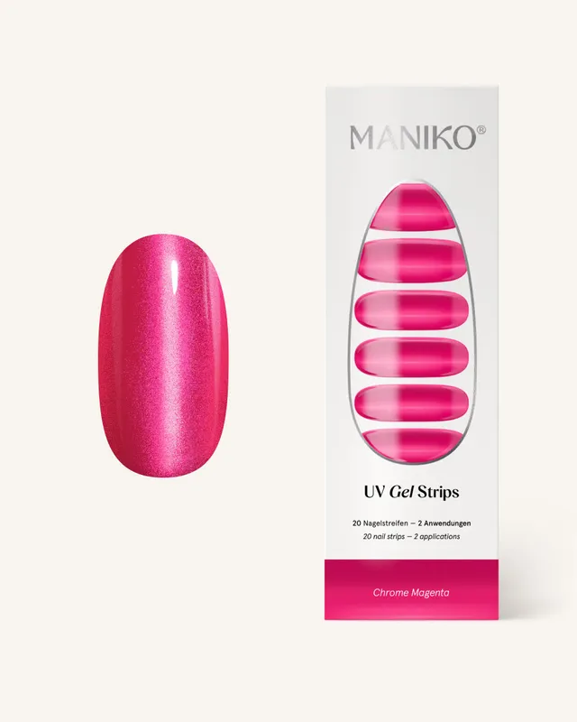 maniko-chrome-magenta-uv-uv-gel-strips-chrome image 1