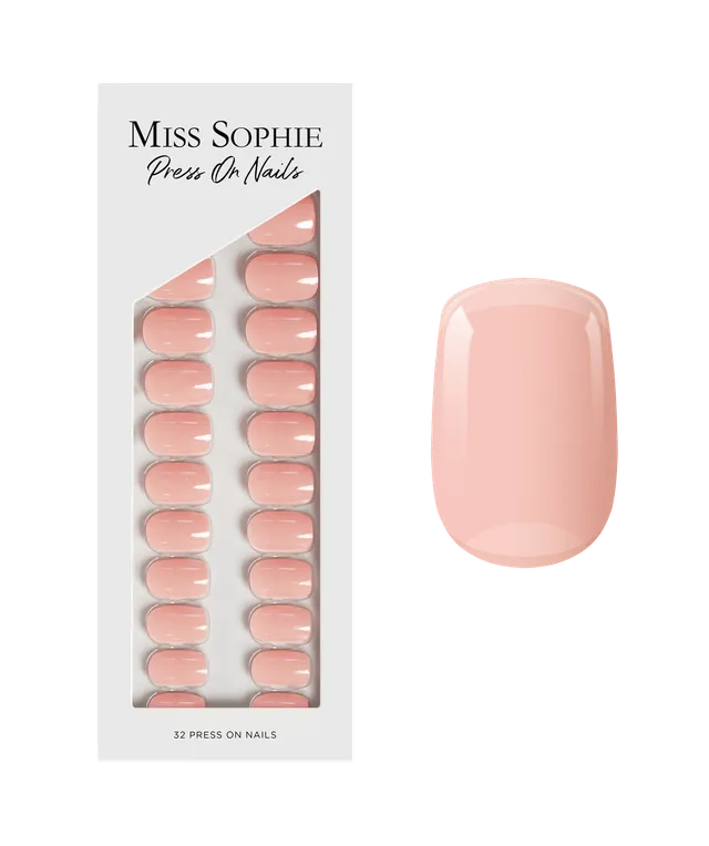 miss-sophie-make-me-blush-press-on-nails-short-square image 1