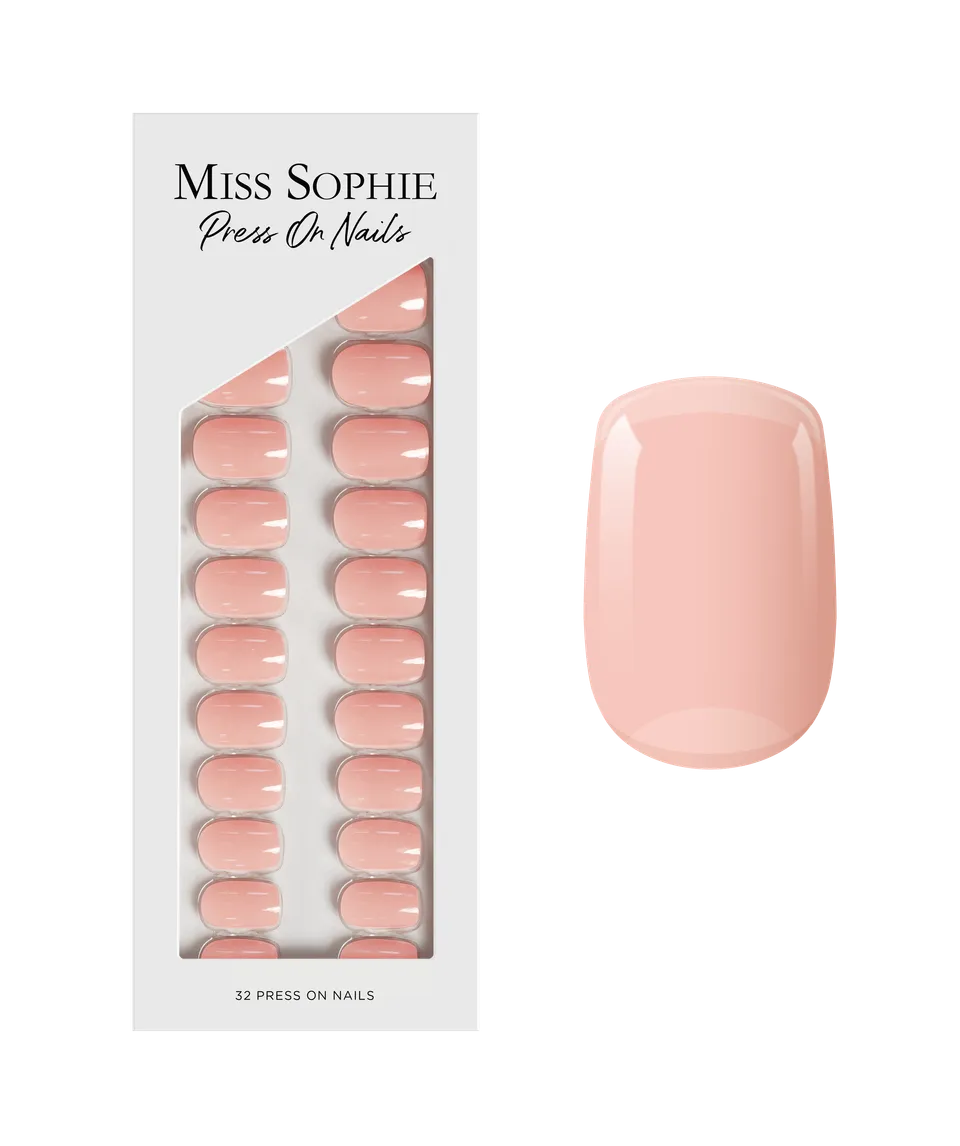 miss-sophie-make-me-blush-press-on-nails-short-square image 1