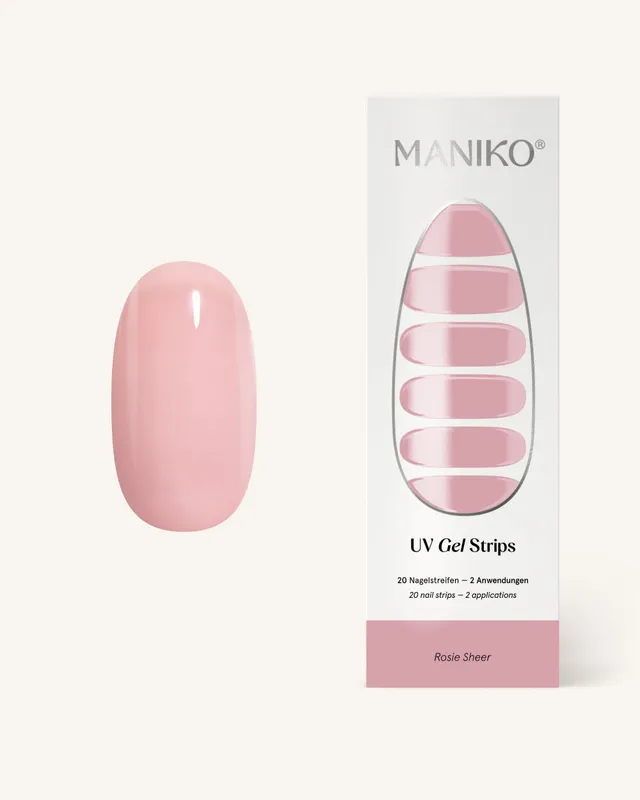 maniko-rosie-sheer-uv-uv-gel-strips-rosa-transparent image 1