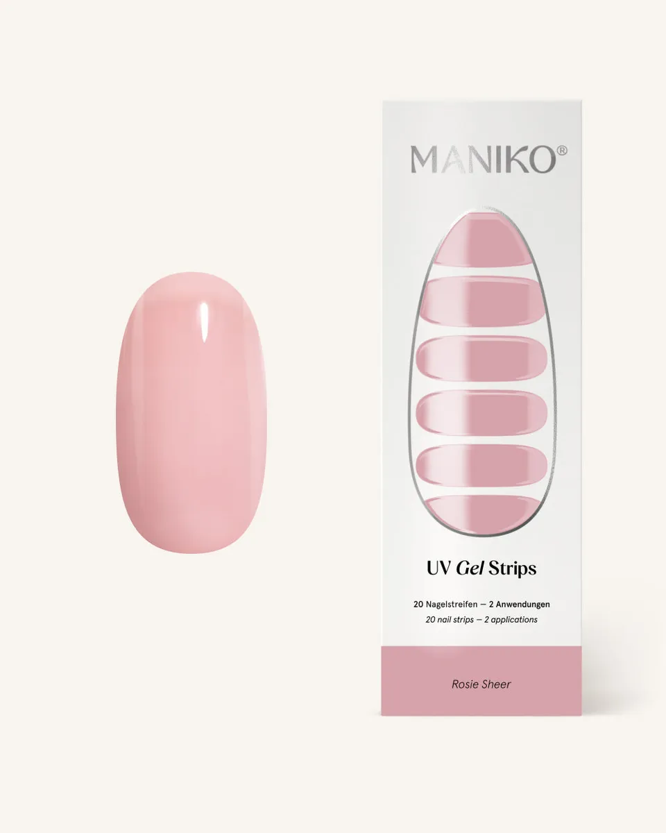 maniko-rosie-sheer-uv-uv-gel-strips-rosa-transparent image 1